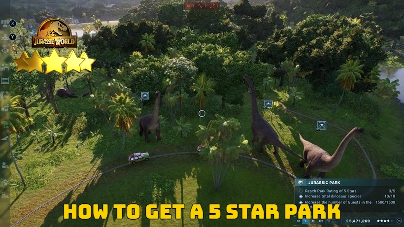You are currently viewing Jurassic World Evolution 2 :  How To Get A 5 Star Park