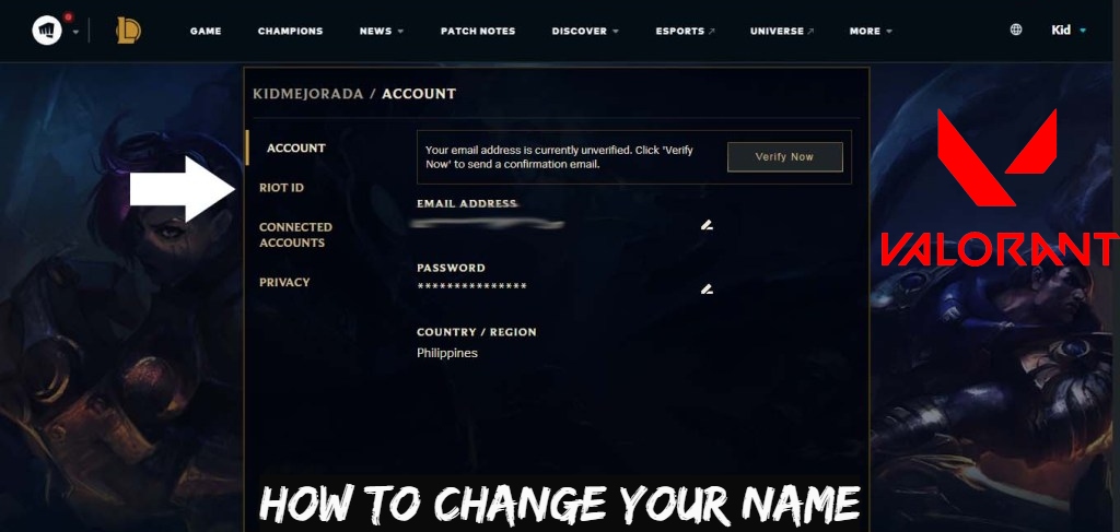 You are currently viewing How To Change Your Name In Valorant