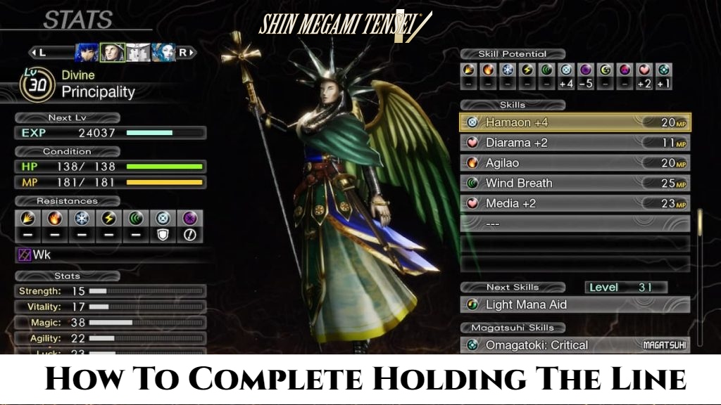 You are currently viewing Shin Megami Tensei V : How To Complete Holding The Line