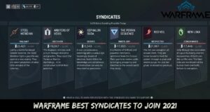 Read more about the article Warframe Best Syndicates To Join 2021