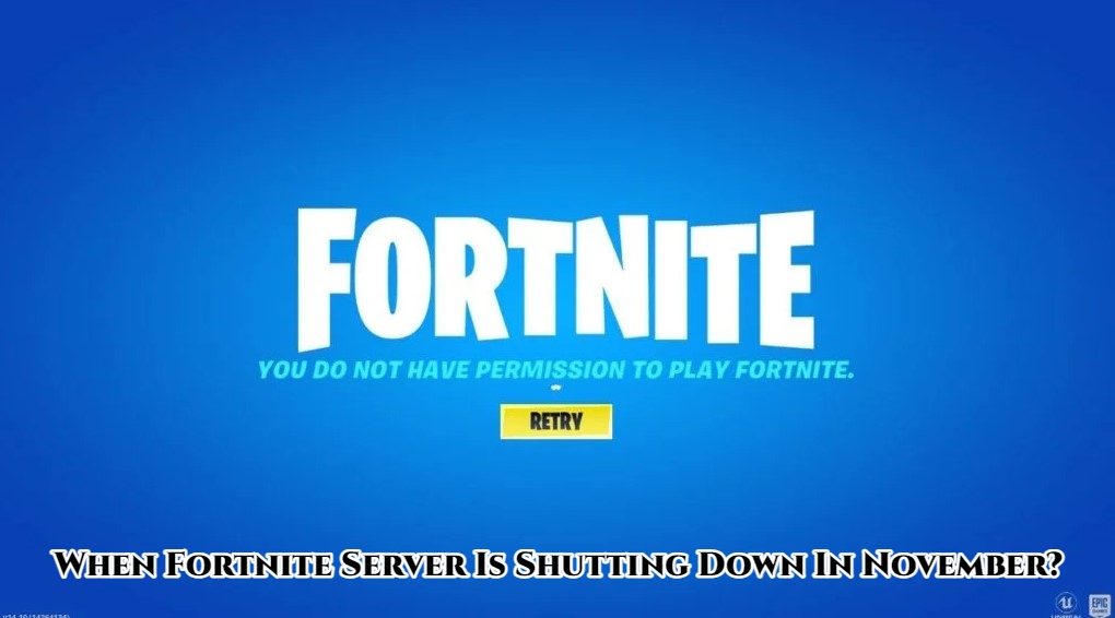 Read more about the article When Fortnite Server Is Shutting Down In November?