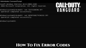 Read more about the article How To Fix Error Codes In Call Of Duty: Vanguard