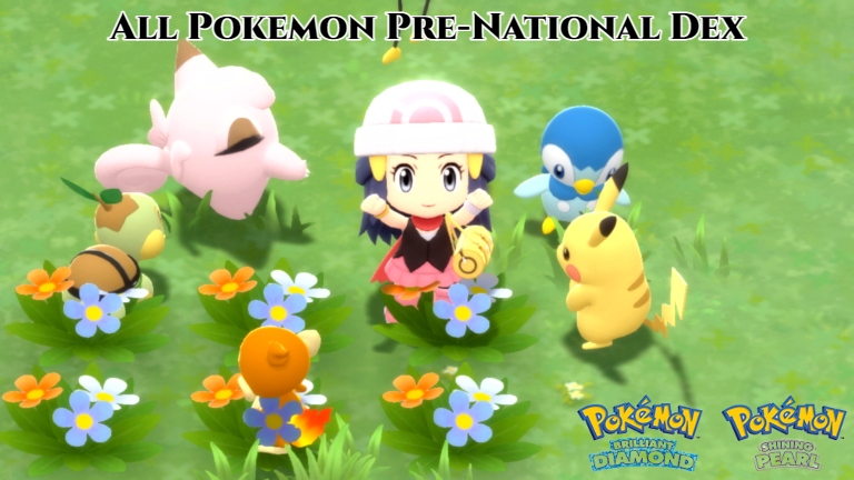 Read more about the article All Pokemon Pre-National Dex In Pokemon Brilliant Diamond & Shining Pearl