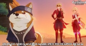 Read more about the article How To Add Kageroumaru Pet To Teapot Realm In Genshin Impact