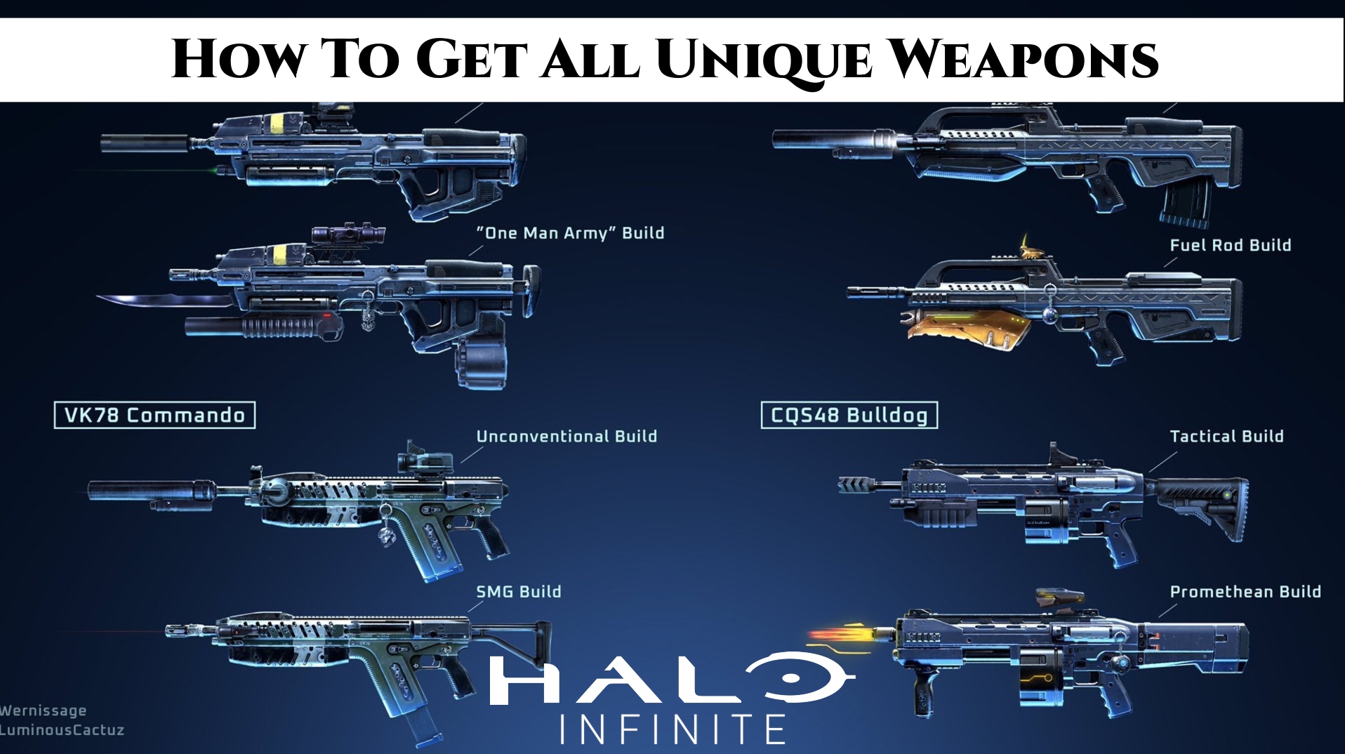 Read more about the article How To Get All Unique Weapons In Halo Infinite