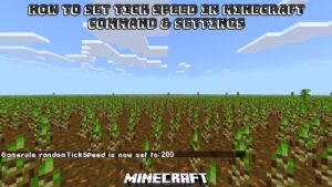Read more about the article How To Set Tick Speed In Minecraft Command & Settings