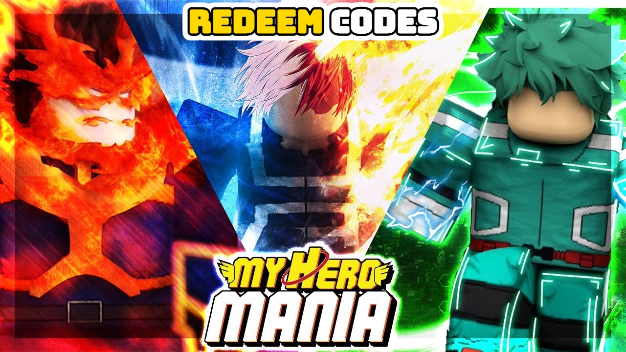 My hero mania codes