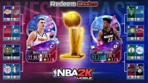 Read more about the article NBA 2K Mobile Redeem Codes Today 25 December 2021