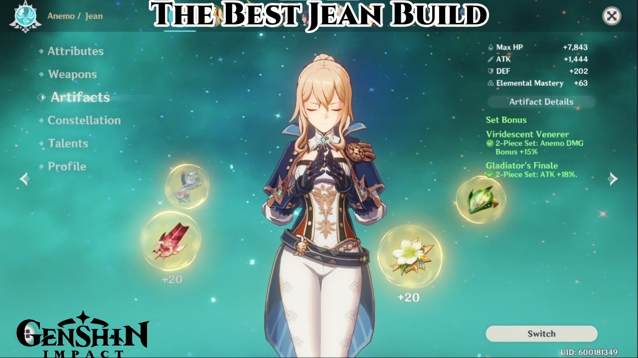 You are currently viewing The Best Jean Build In Genshin Impact