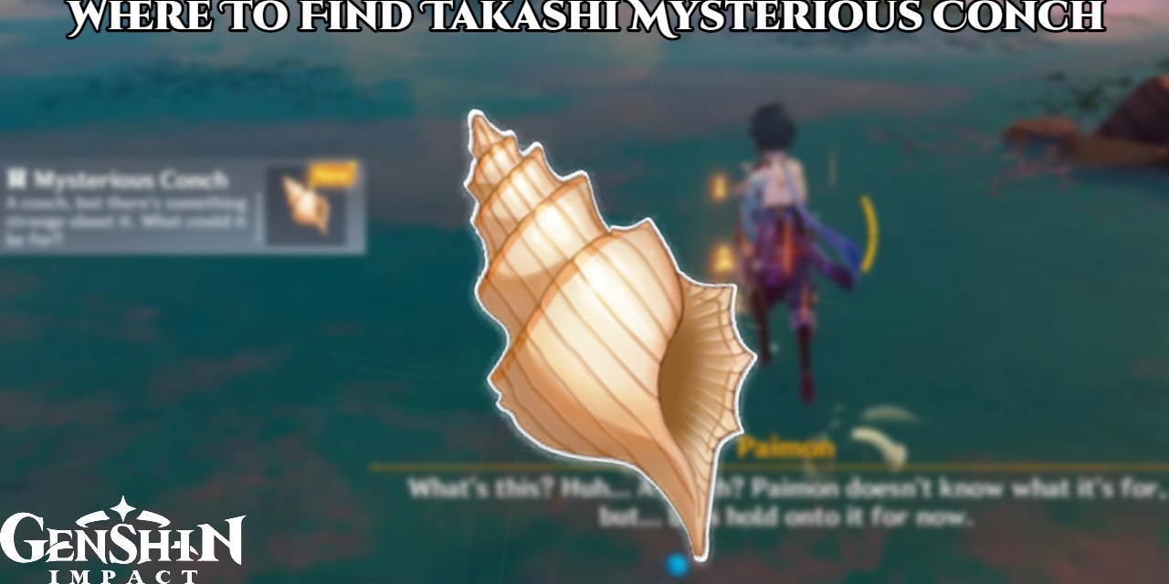 You are currently viewing Where To Find Takashi Mysterious Conch In Genshin Impact