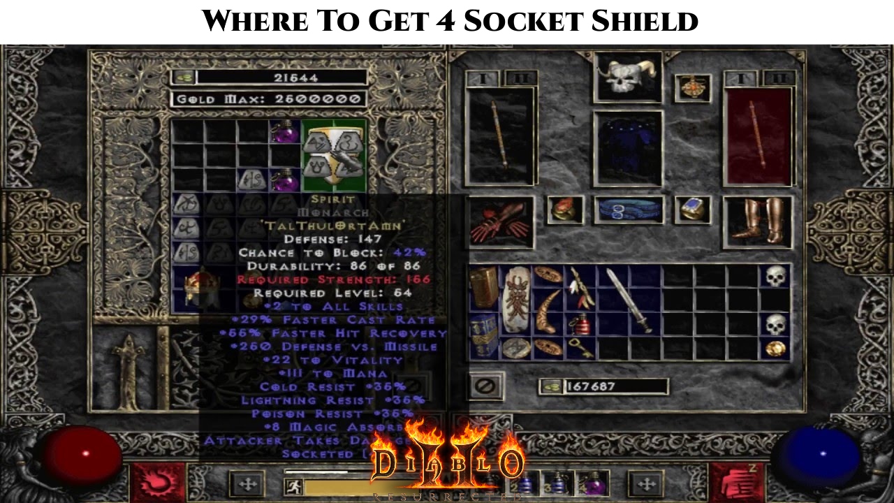 Read more about the article Where To Get 4 Socket Shield In Diablo 2