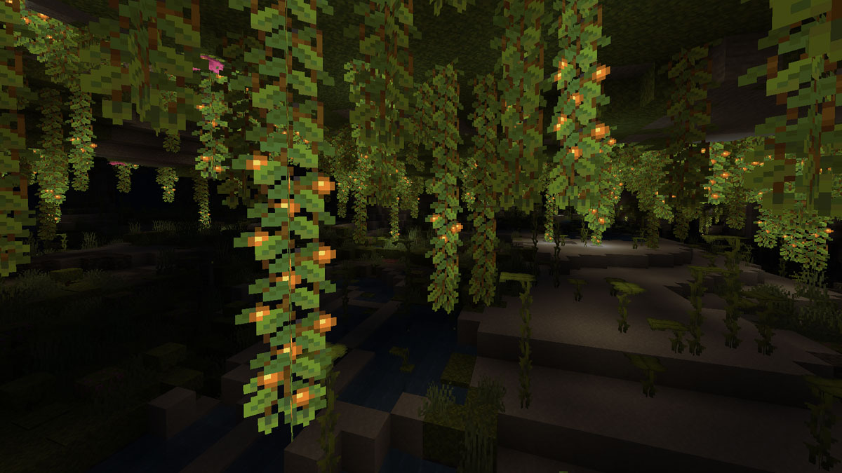 featured minecraft lush cave seeds.