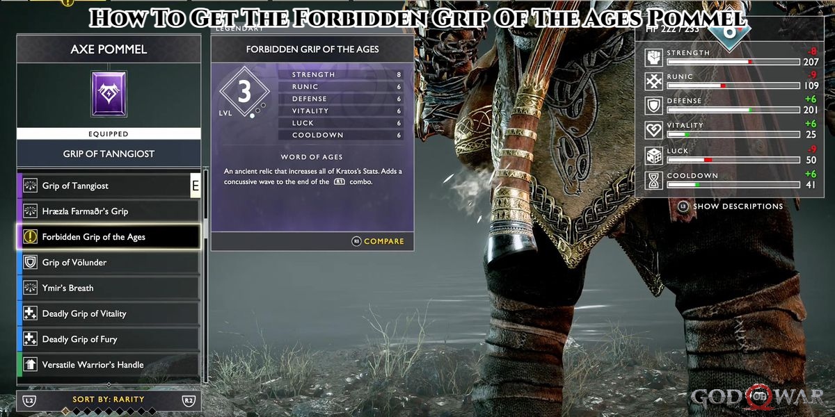 You are currently viewing How To Get The Forbidden Grip Of The Ages Pommel In God Of War