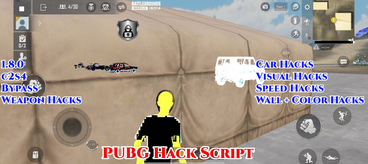 Read more about the article PUBG 1.8.0 C2S4 Hack Script Free Download