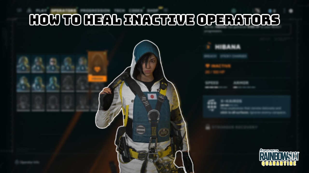 Read more about the article How To Heal Inactive Operators In Rainbow Six Extraction