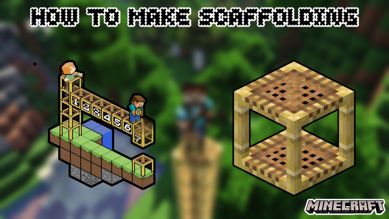 How To Make Scaffolding In Minecraft Without Bamboo