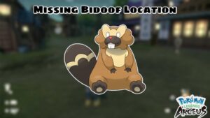 Read more about the article Missing Bidoof Location In Pokemon Legends: Arceus