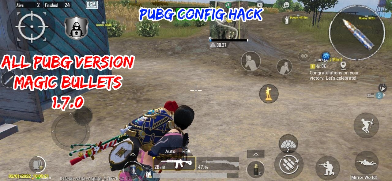 You are currently viewing PUBG 1.7.0 Magic Bullets Config File  Hack Download For C1S3
