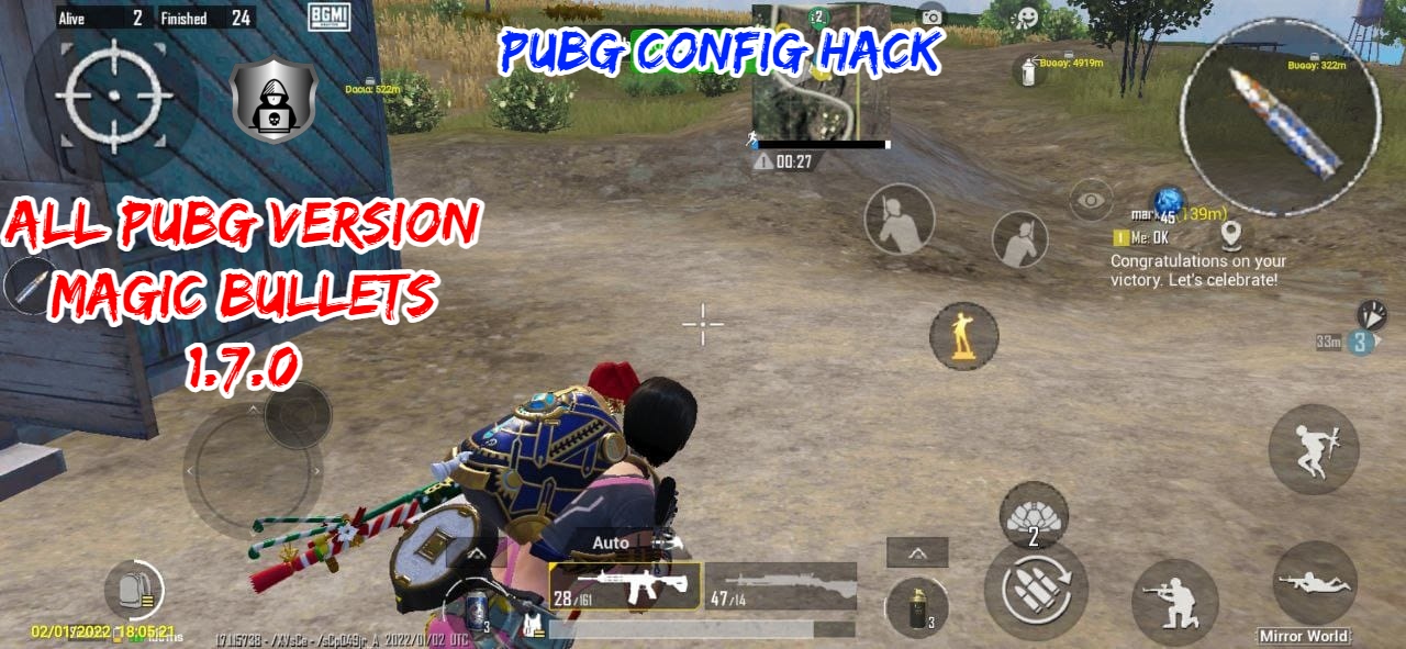 Read more about the article PUBG 1.7.0 Magic Bullets Config File  Hack Download For C1S3