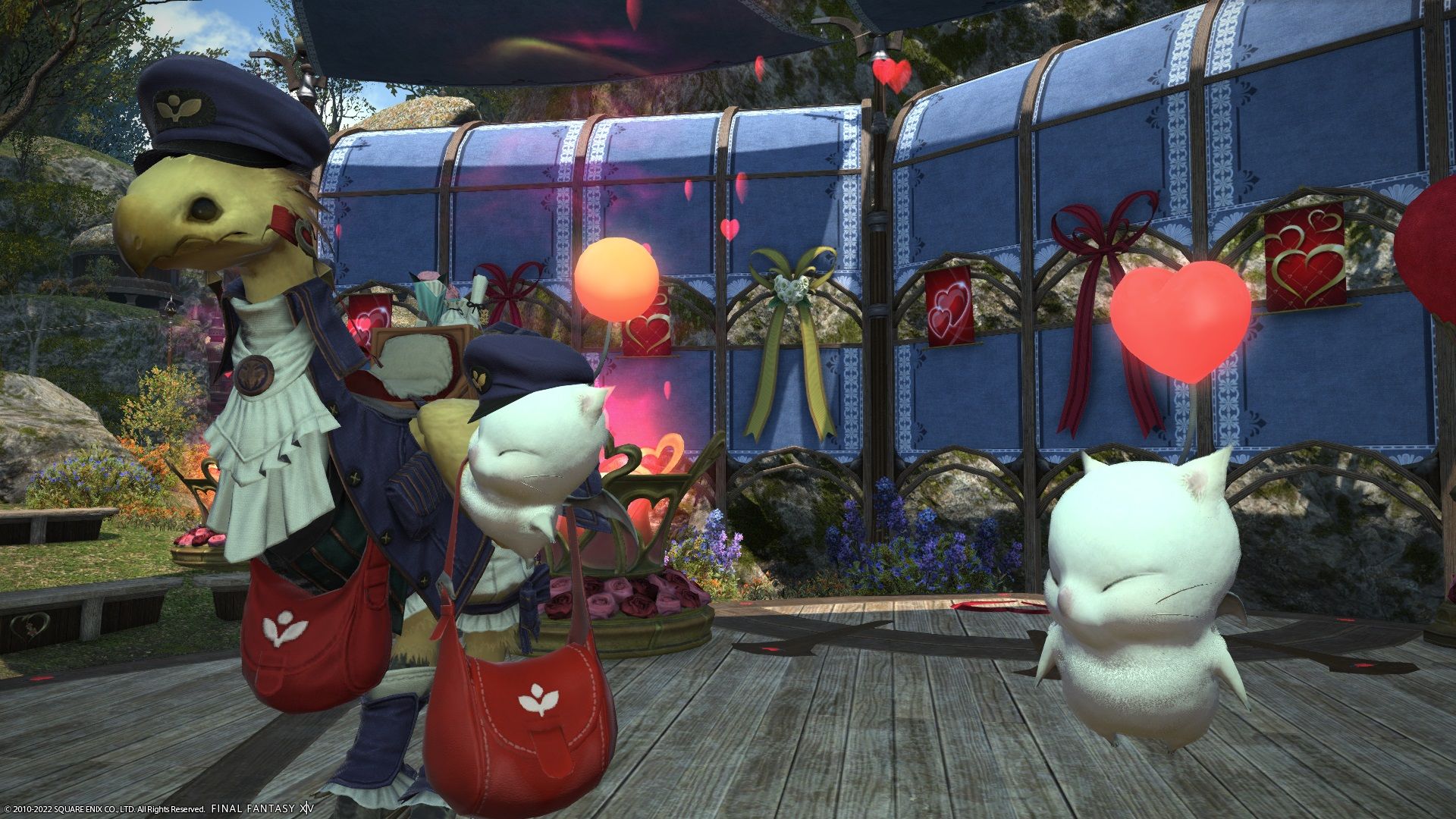 FF14 Postmoogle Chocobo and moogles for Valentiones Day event 2022 » T