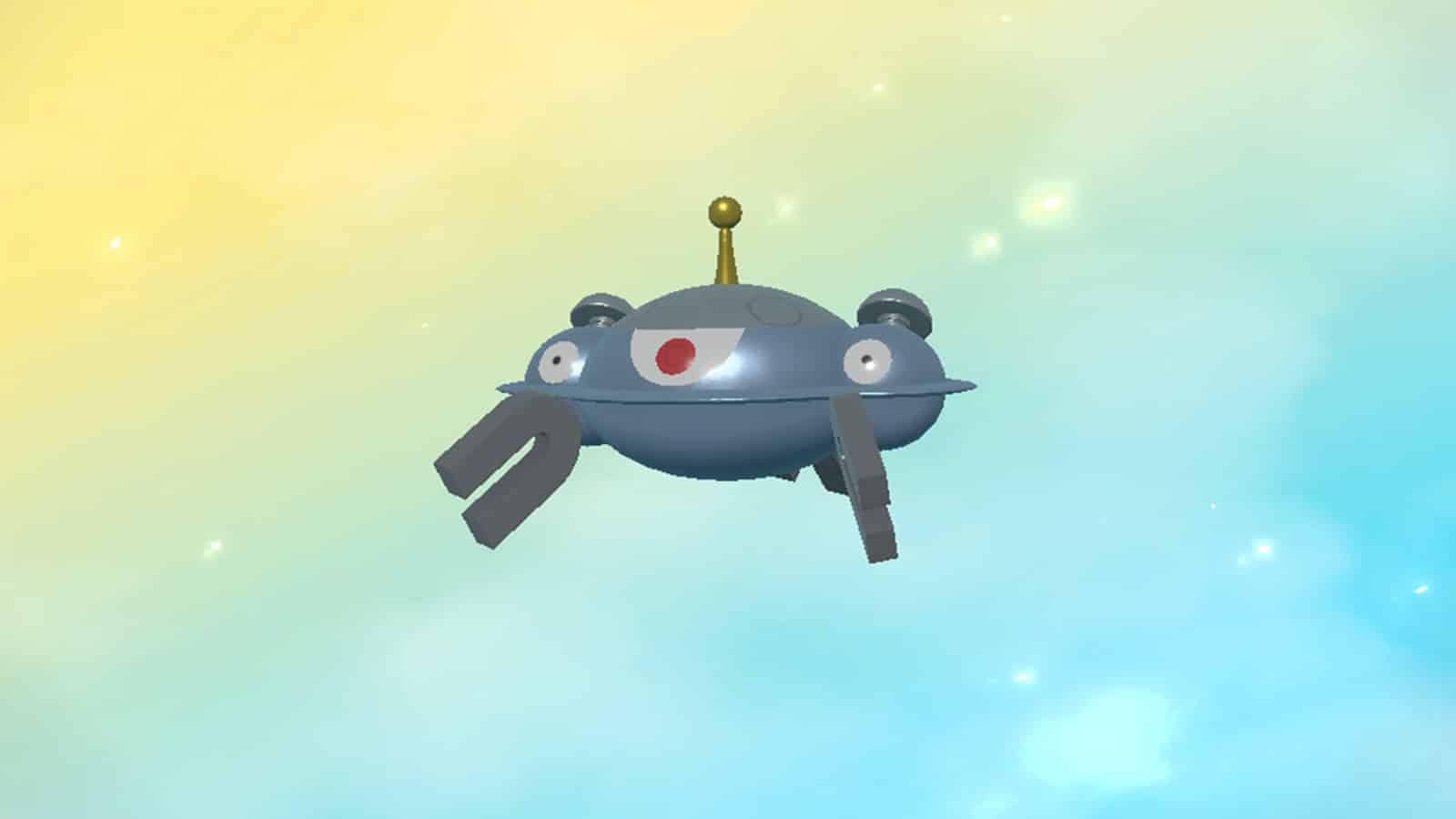 Pokemon Legends Arceus evolve Magneton into Magnezone