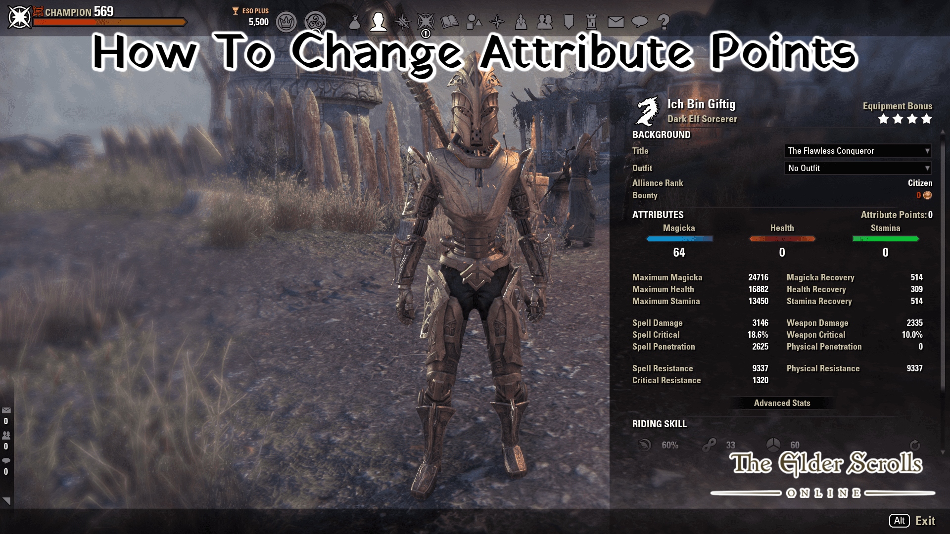 Read more about the article How To Change Attribute Points In Elder Scrolls Online