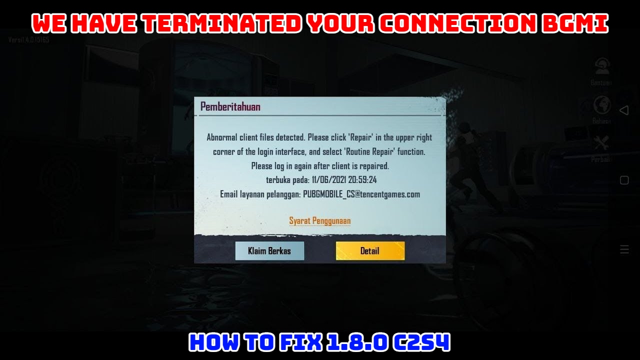 Read more about the article We Have Terminated Your Connection BGMI How To Fix 1.8.0 C2S4
