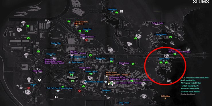 dying light map