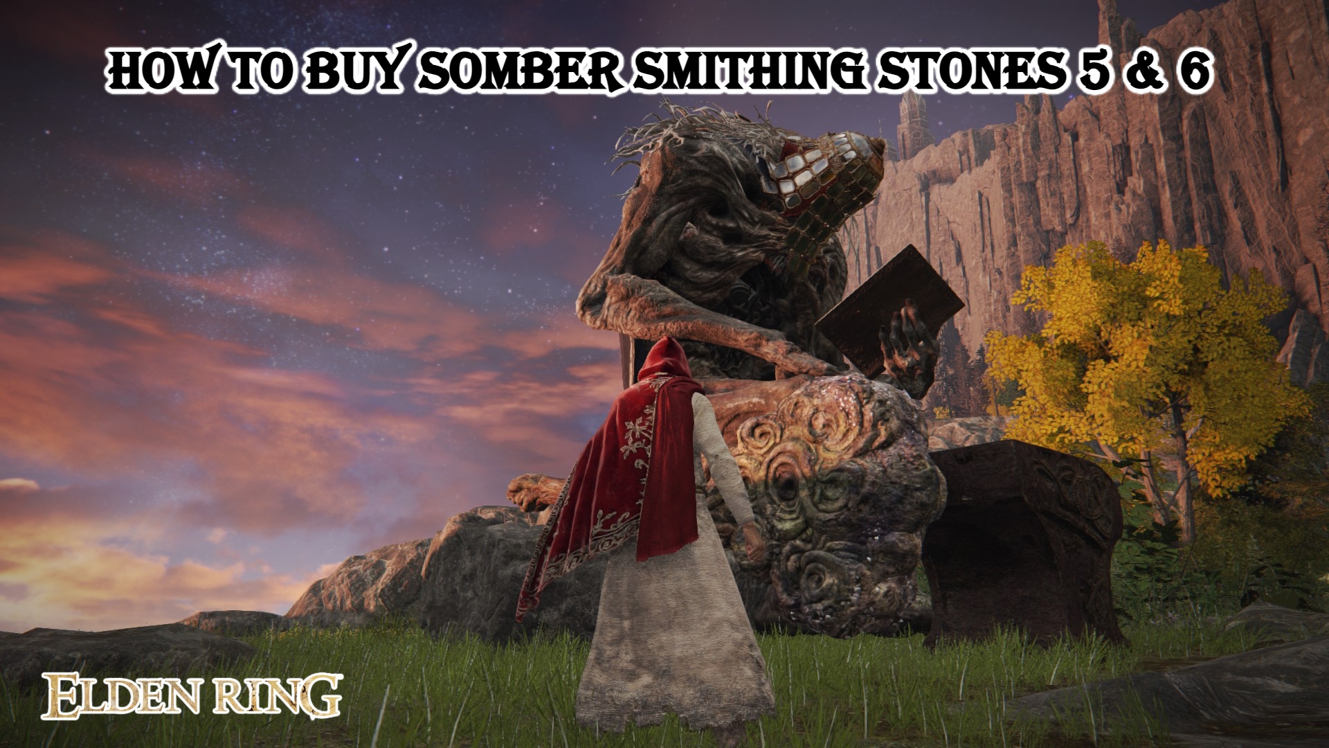 You are currently viewing How To Buy Somber Smithing Stones 5 & 6 In Elden Ring