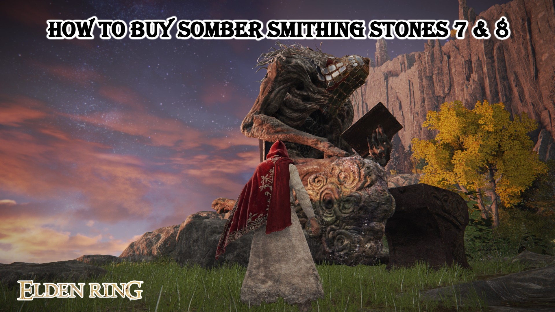 You are currently viewing How To Buy Somber Smithing Stones 7 & 8 In Elden Ring