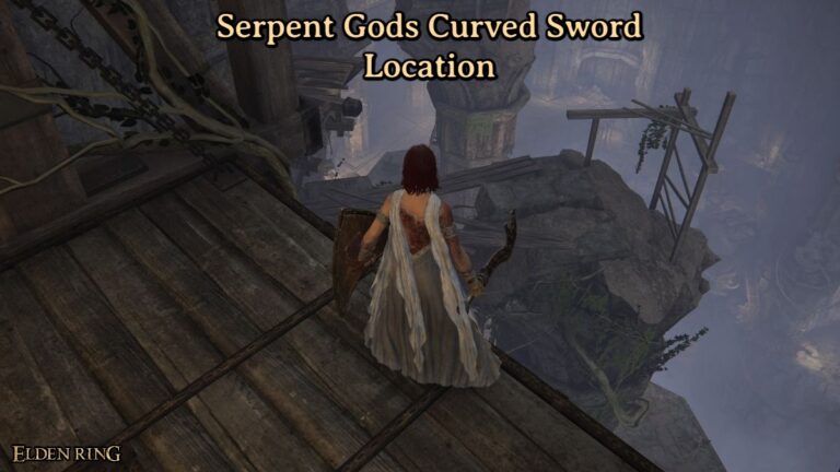 Read more about the article Serpent Gods Curved Sword Location In Elden Ring