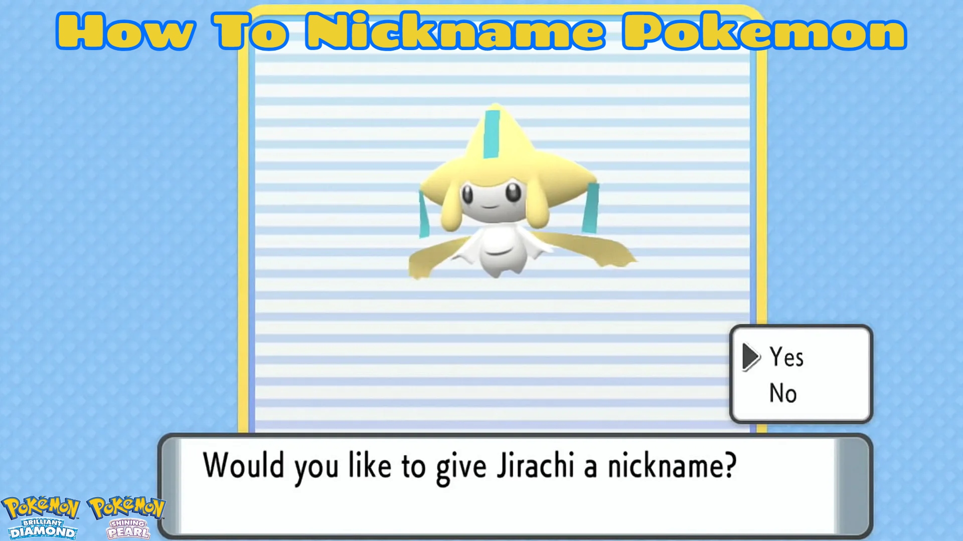You are currently viewing How To Nickname Pokemon In BDSP