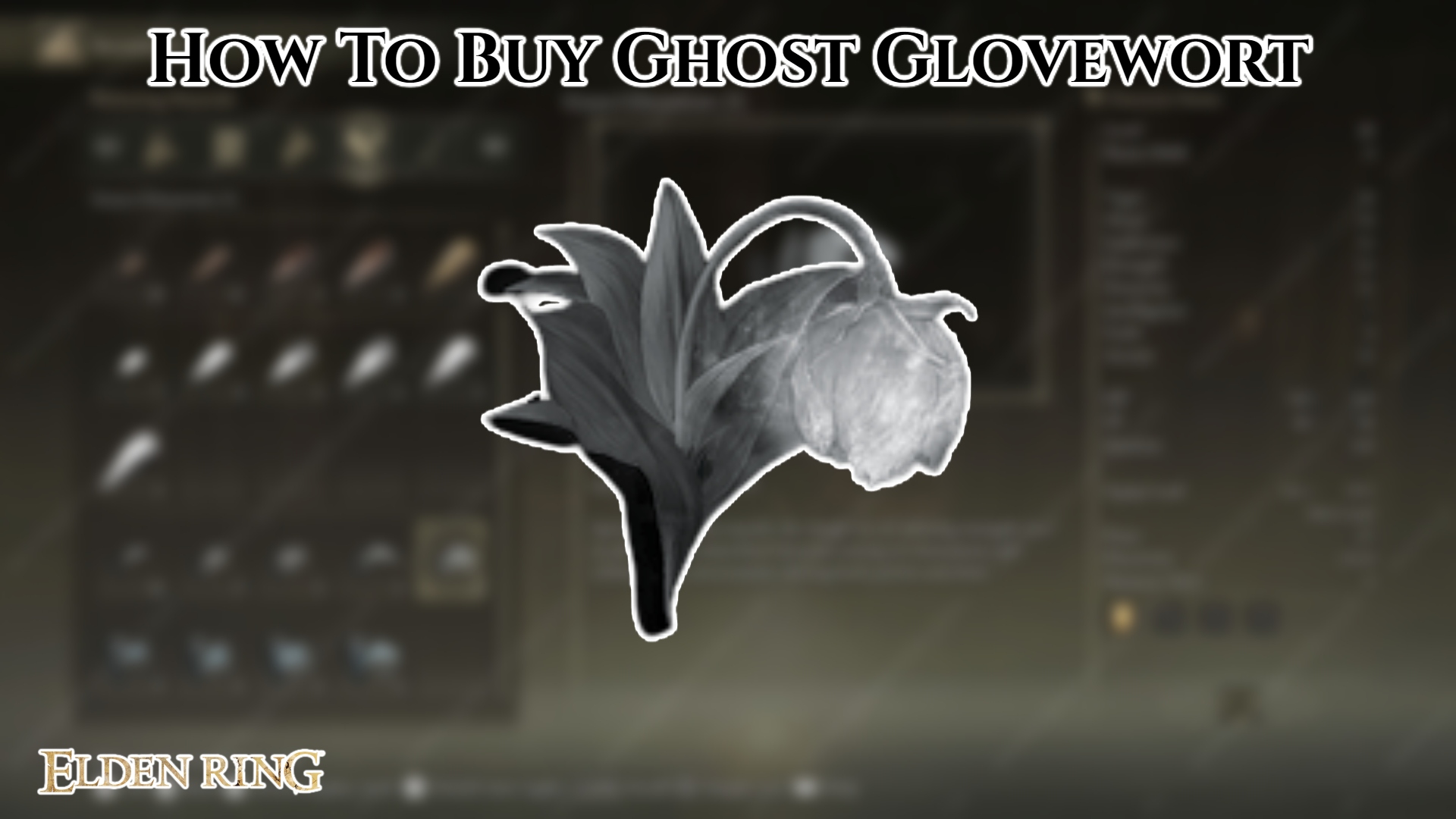You are currently viewing How To Buy Ghost Glovewort In Elden Ring