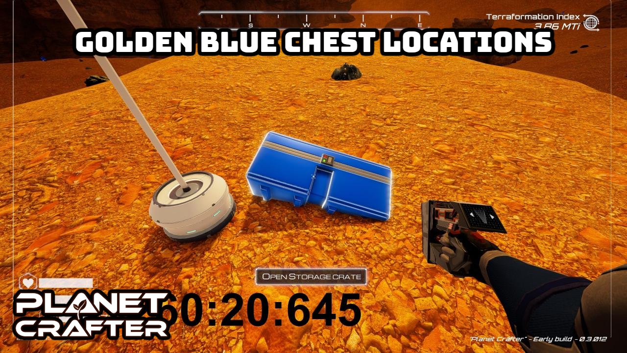 Planet Crafter. Early Access  All the Golden chest Location +