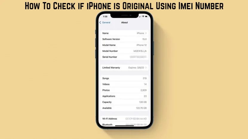 You are currently viewing How To Check if iPhone is Original Using Imei Number 