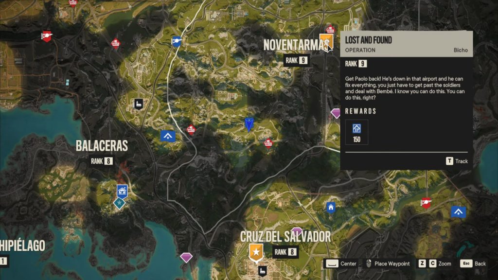 Far Cry 6 Lost and Found Mission Start Map 1