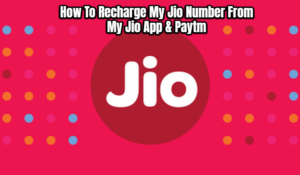 Read more about the article How To Recharge My Jio Number From My Jio App & Paytm