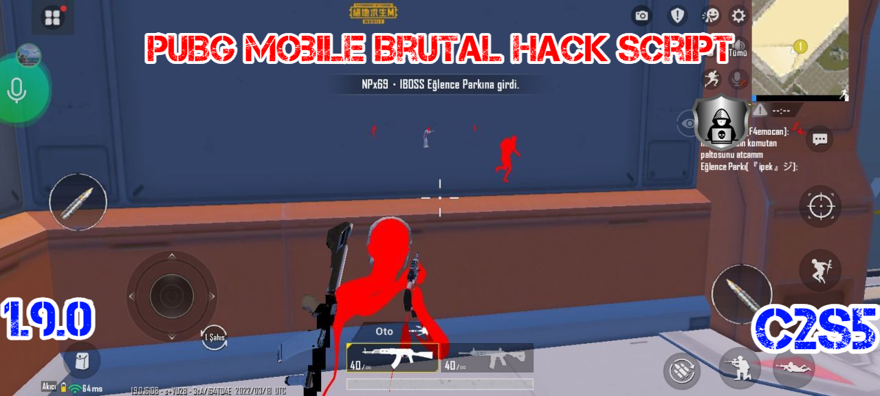 Read more about the article PUBG Mobile 1.9.0 Brutal Hack Script C2S5