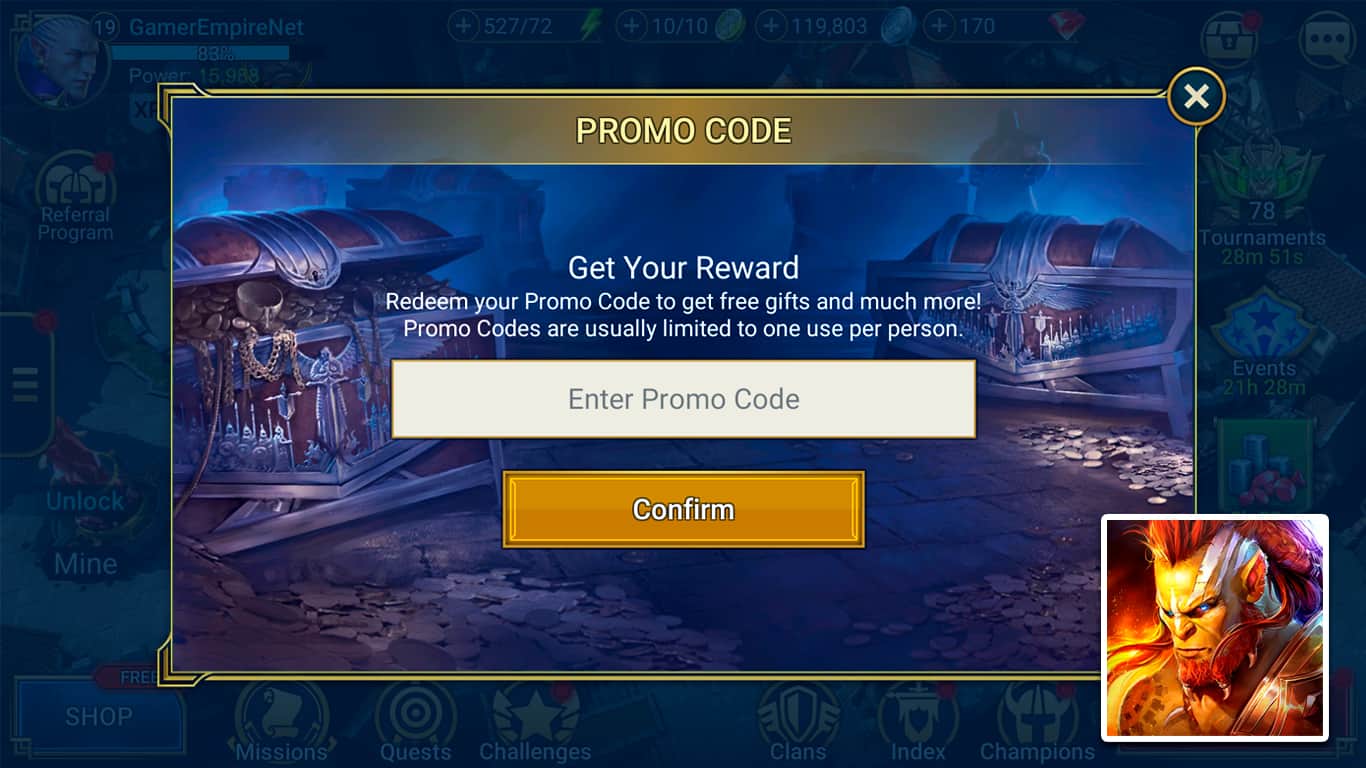 Raid Shadow Legends Promo Codes 10 October 2022