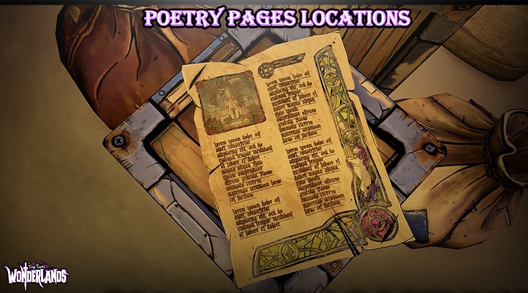 You are currently viewing Poetry Pages Locations In Tiny Tina’s Wonderlands