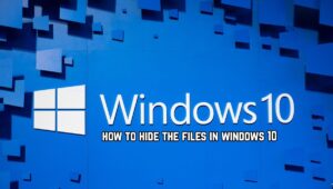 Read more about the article How To Hide The Files In Windows 10