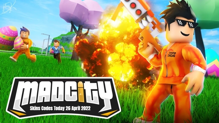 You are currently viewing Mad City Skins Codes Today 26 April 2022