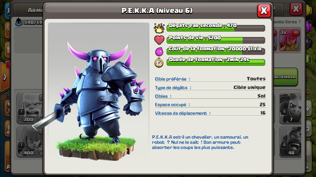 stats pekka clash of clans " T-Developers.