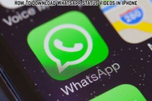 Read more about the article How To Download Whatsapp Status Videos in iPhone
