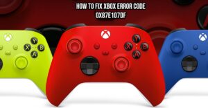 Read more about the article How To Fix Xbox Error Code 0x87E107DF