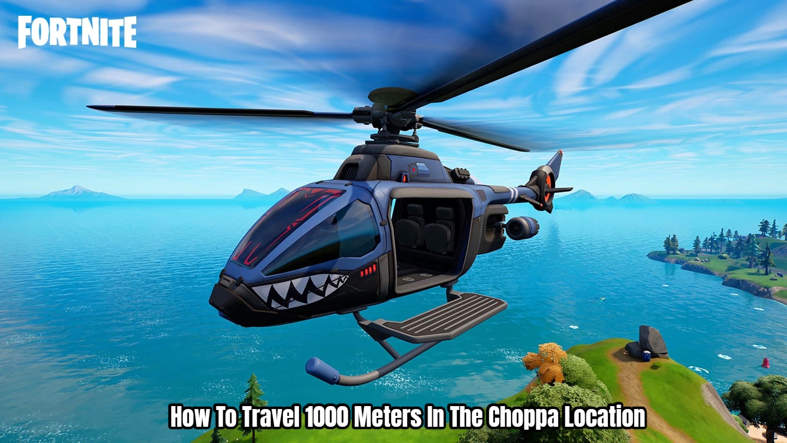 travel 1000 meters with helicopter