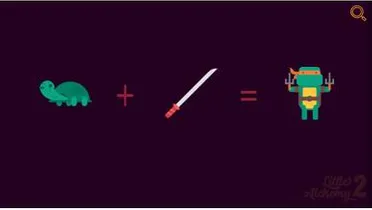 How to make Ninja Turtle in Little Alchemy 2