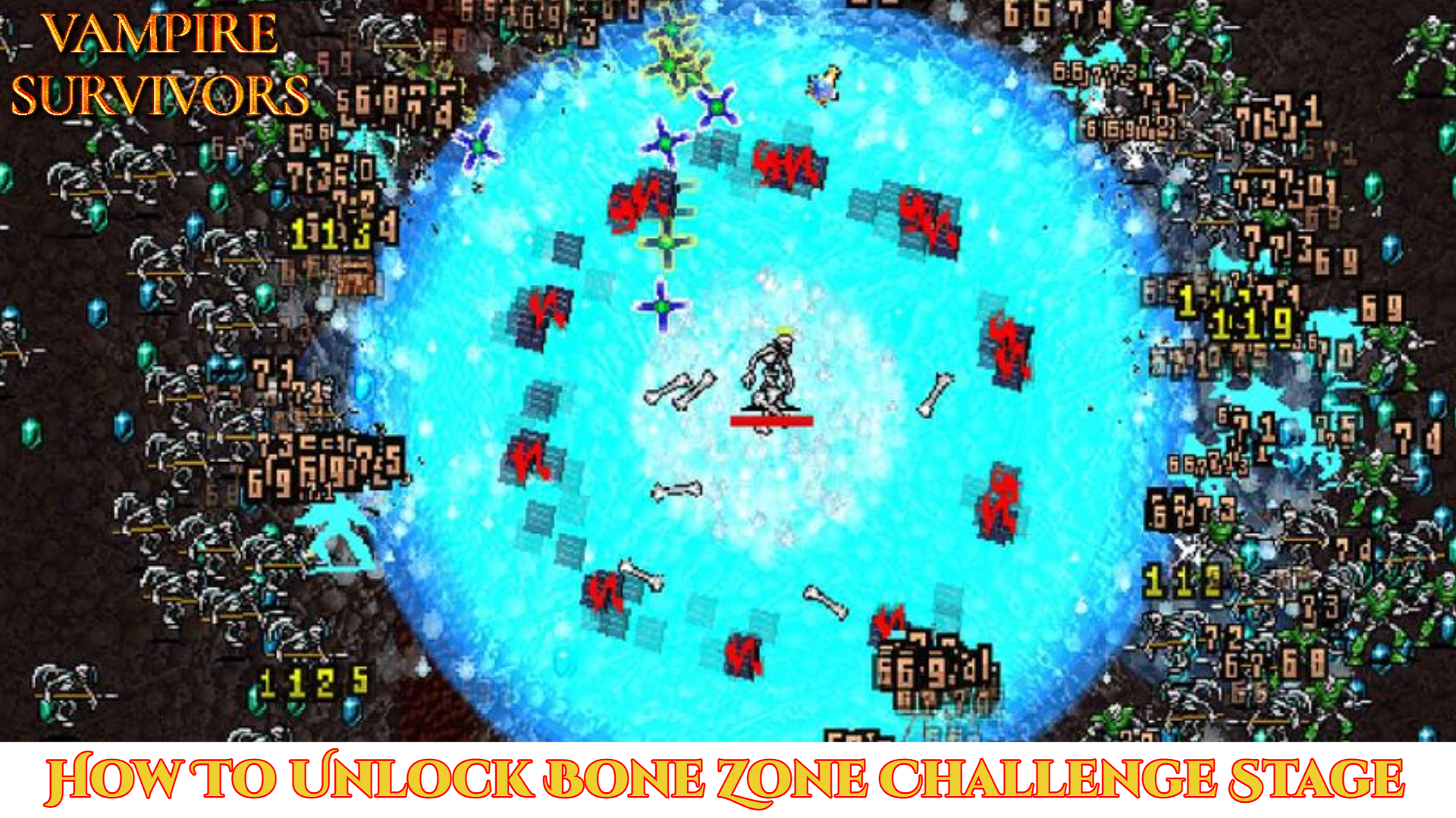 Read more about the article How To Unlock Bone Zone Challenge Stage In Vampire Survivors