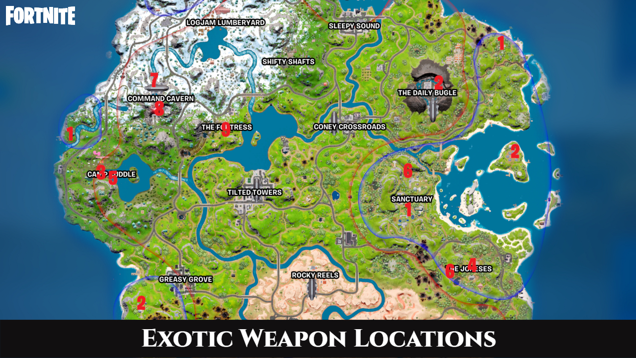 You are currently viewing Exotic Weapon Locations In Fortnite Chapter 3