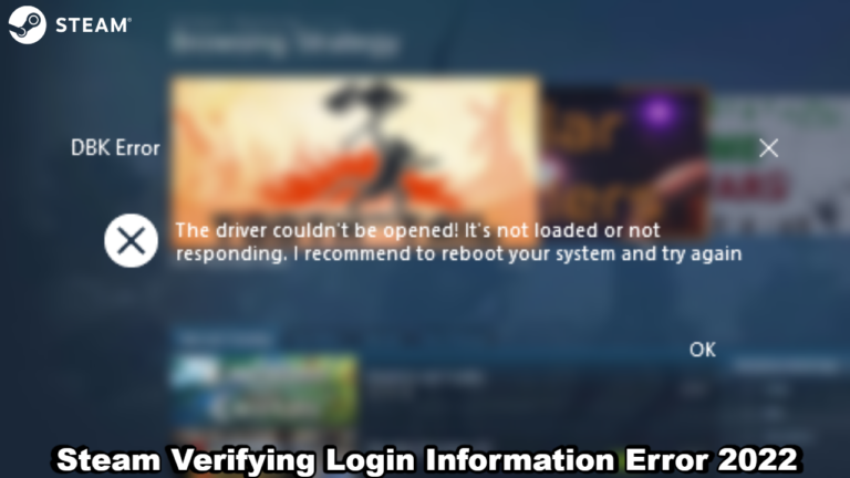 steam verifying login information 2018 steam verifying login information 2018